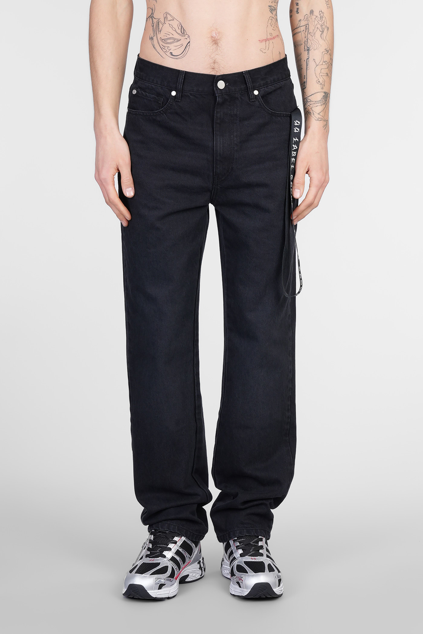 44 Label Group Francisco Jeans In Black Cotton