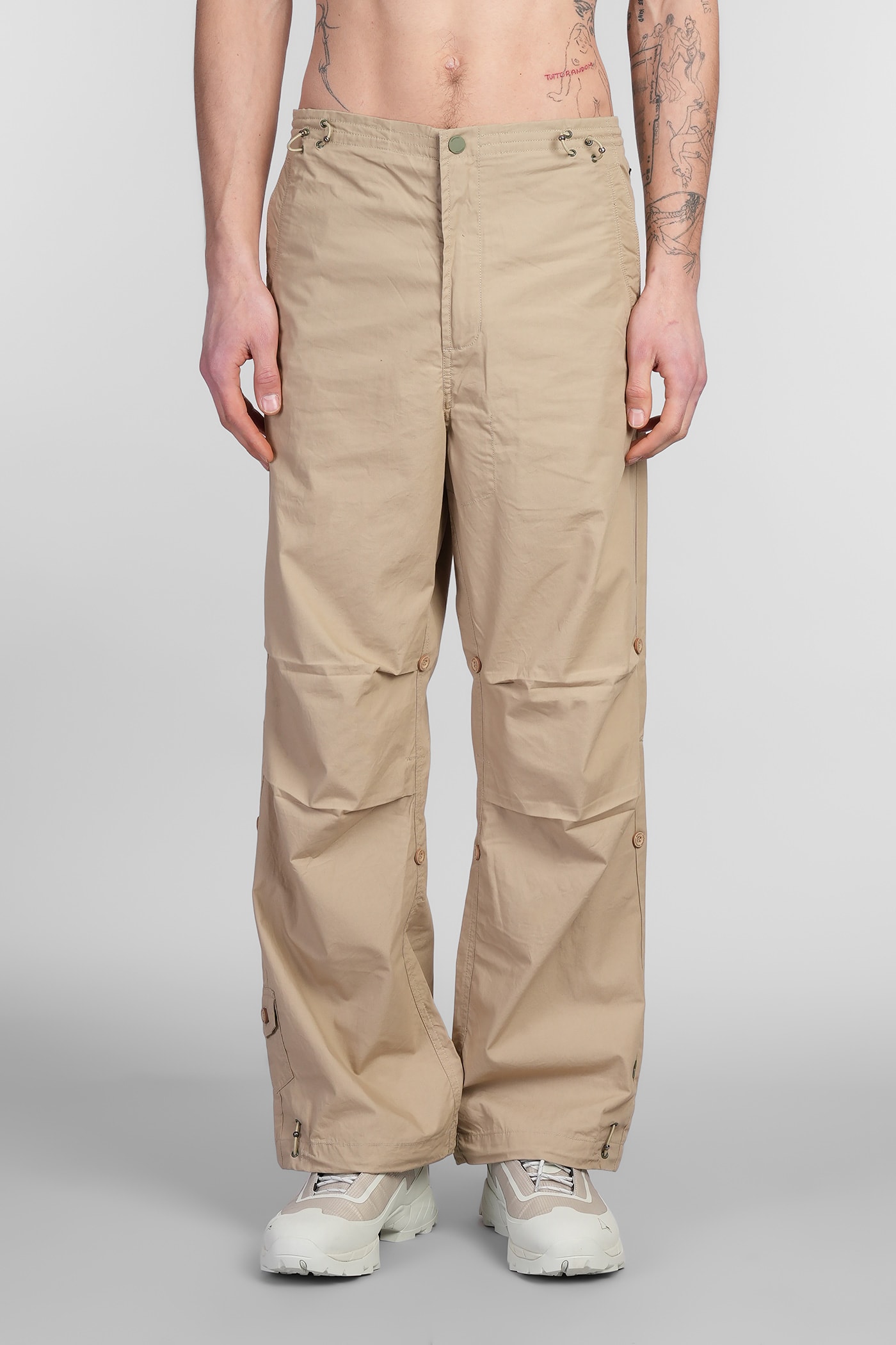 Maharishi Pants In Beige Cotton