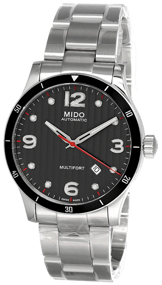 MIDO Multifort 42MM AUTO SS Black Dial Men's Watch M025.407.11.061.00 / M0254071106100