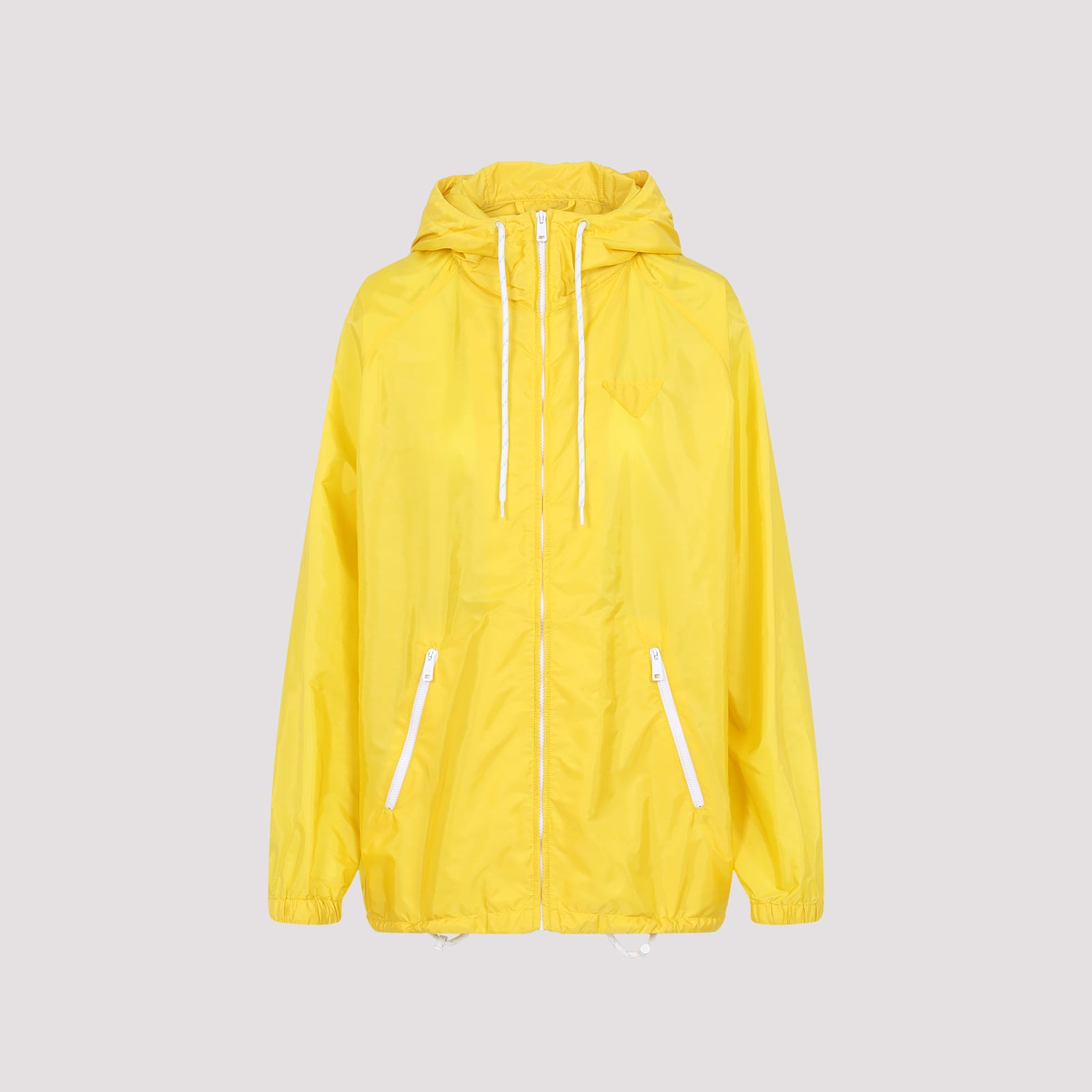 Prada 黄色再生尼龙防风衣