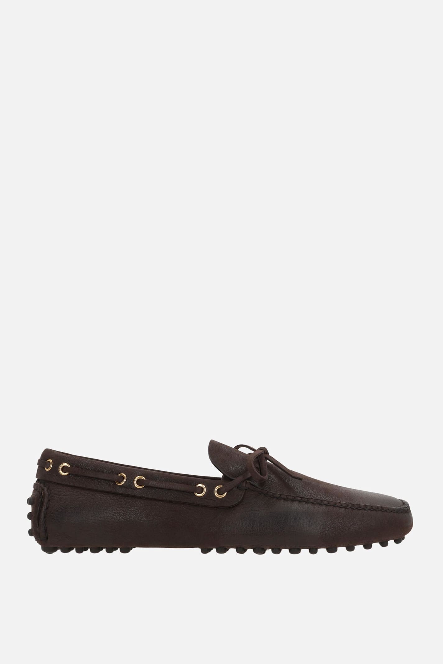 Car Shoe 粒面皮革驾车乐福鞋
