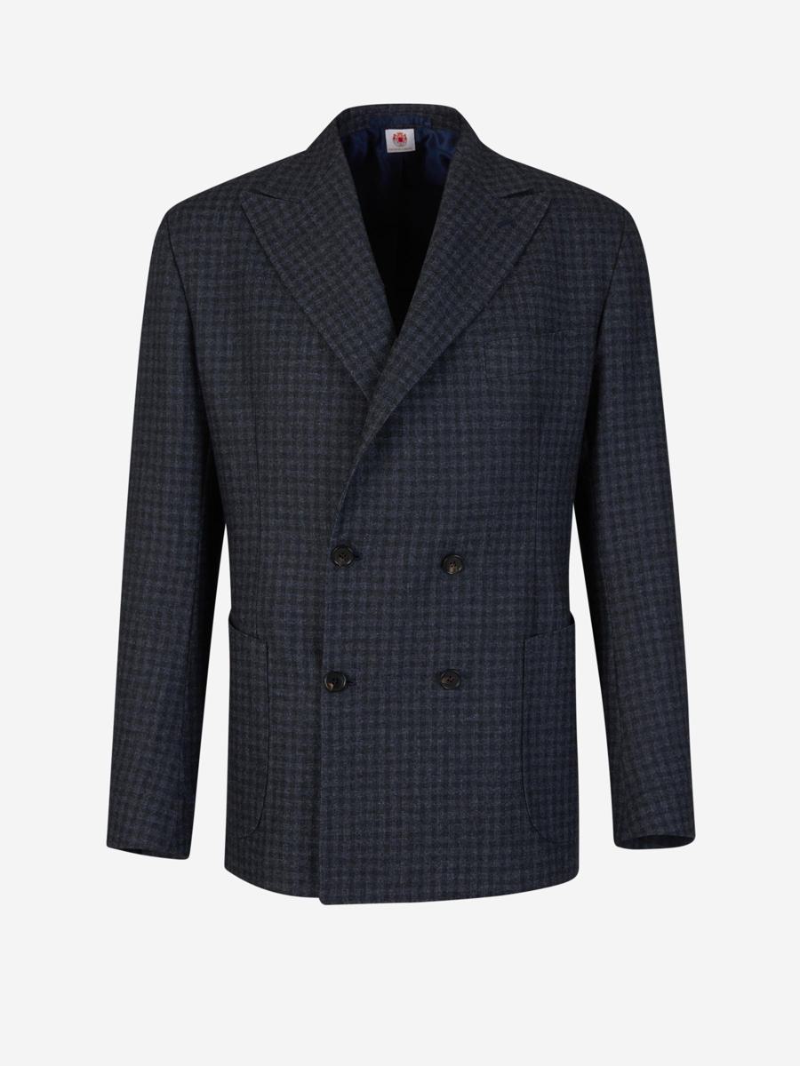 Luigi Borrelli Checked Pattern Blazer
