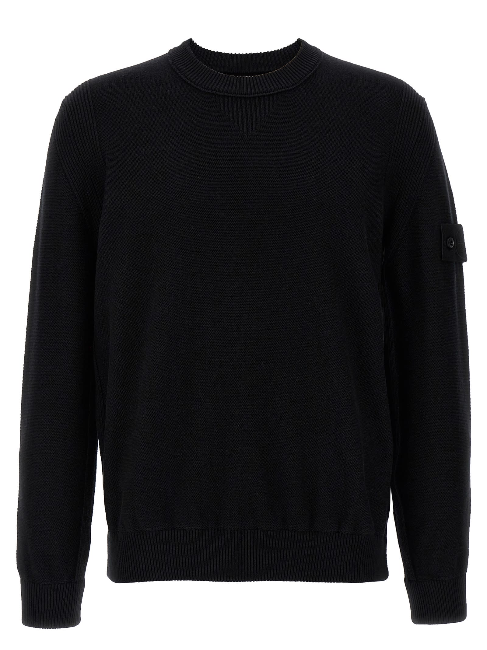 Stone Island Logo徽章毛衣