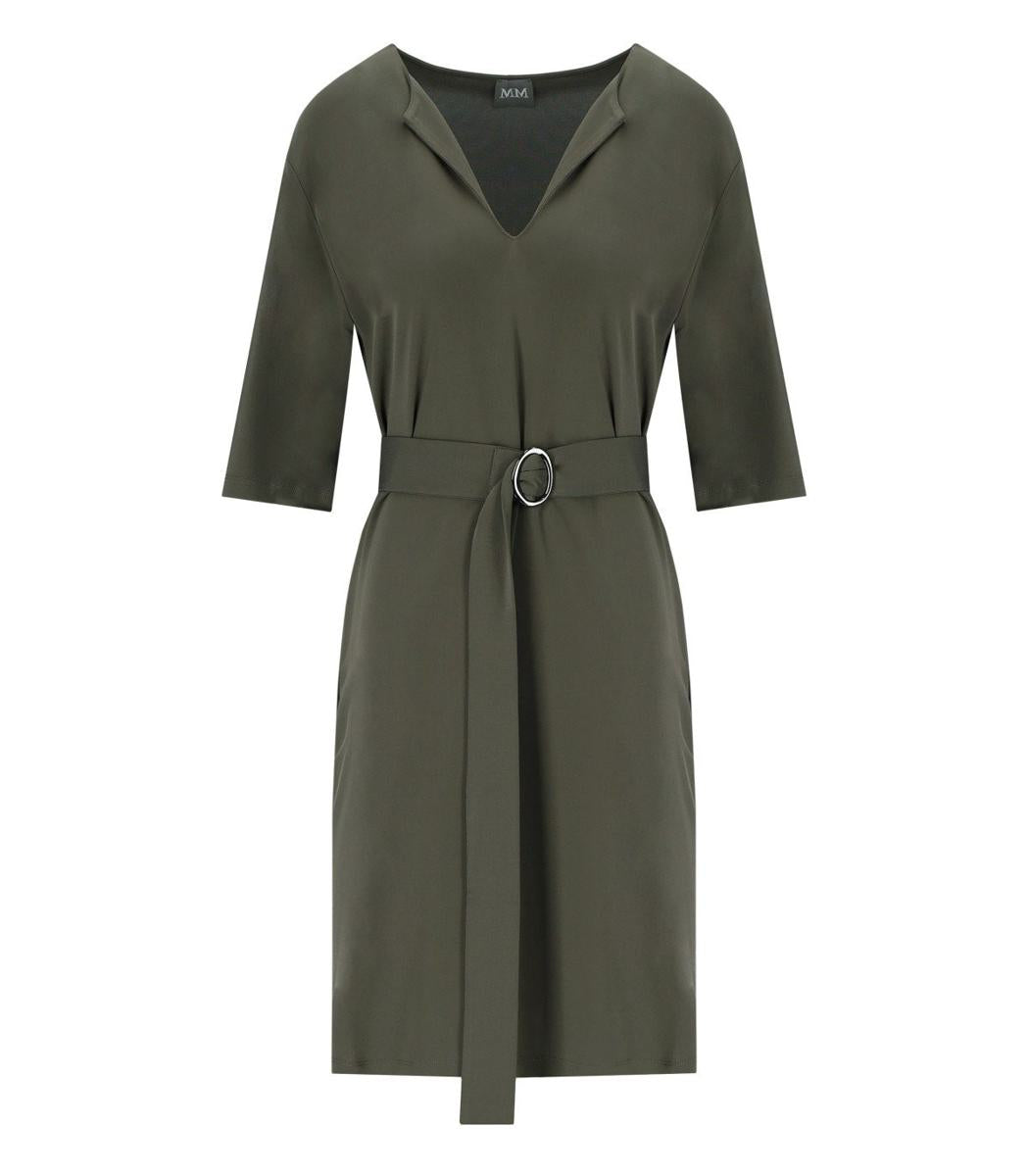 Max Mara Rosano Khaki Green Dress