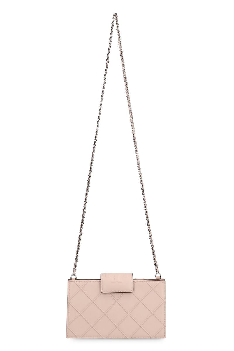 Tory Burch Fleming迷你皮革链条钱包