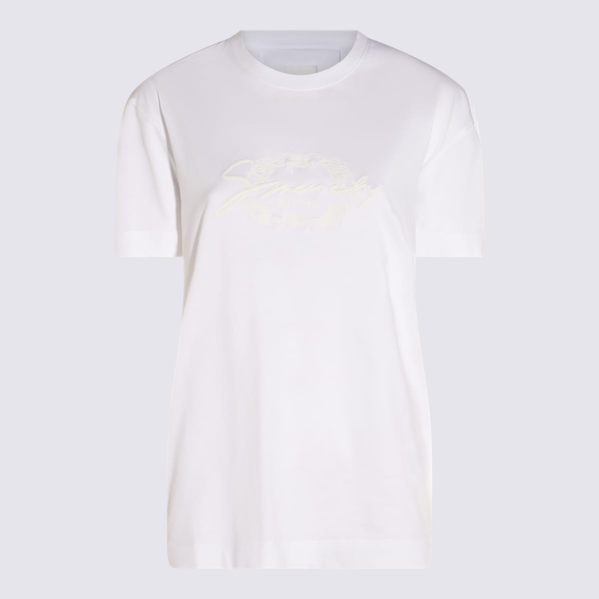 Givenchy White Cotton T-shirt