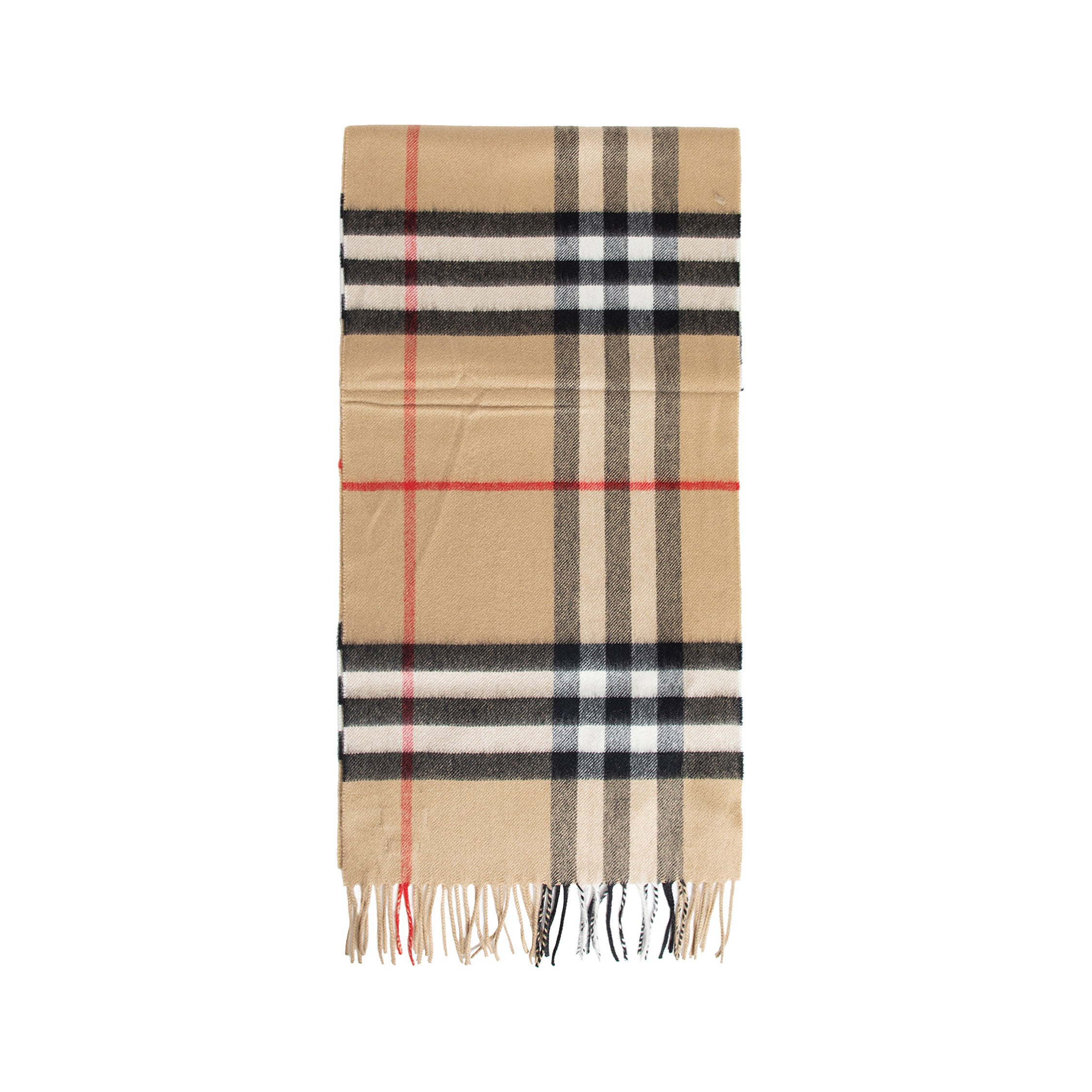 BURBERRY UNISEX BEIGE SCARVES