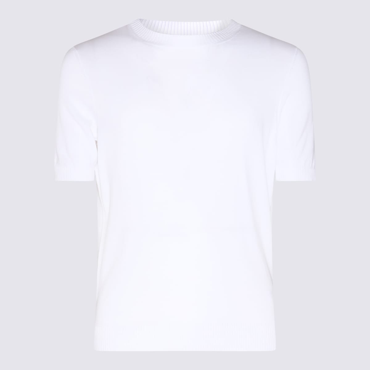Malo White Cotton T-shirt