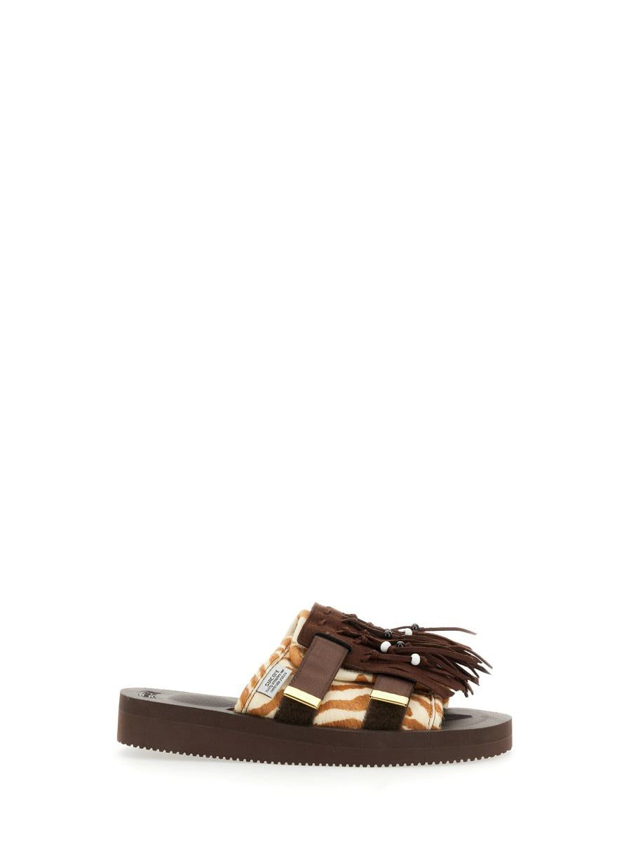 Suicoke 带流苏拖鞋