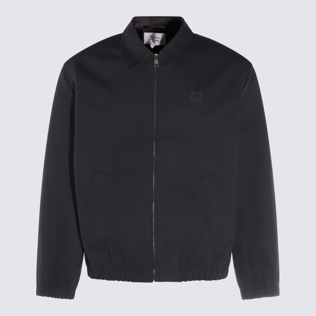 Maison Kitsuné Black Cotton Casual Jacket