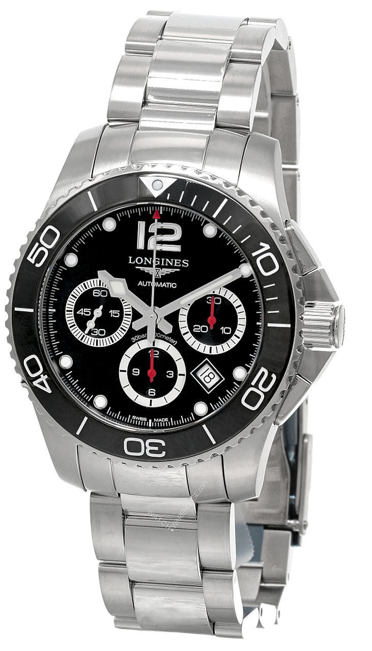 LONGINES Hydro Conquest 43MM AUTO SS Black Dial Men's Watch L38834566 / L3.883.4.56.6
