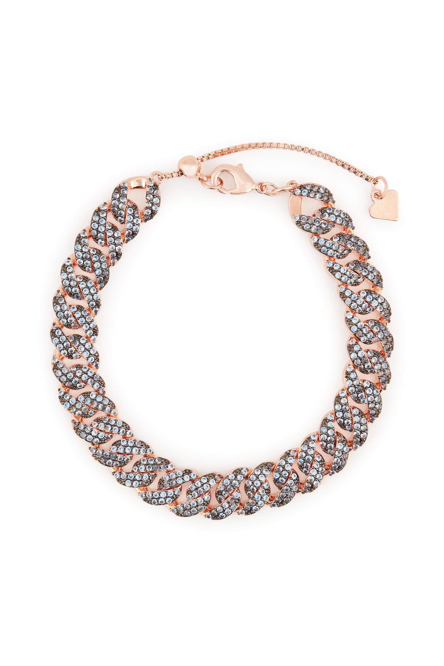 MELUSina BIJOUX Bracciale Groumette牛仔裤con Zirconi