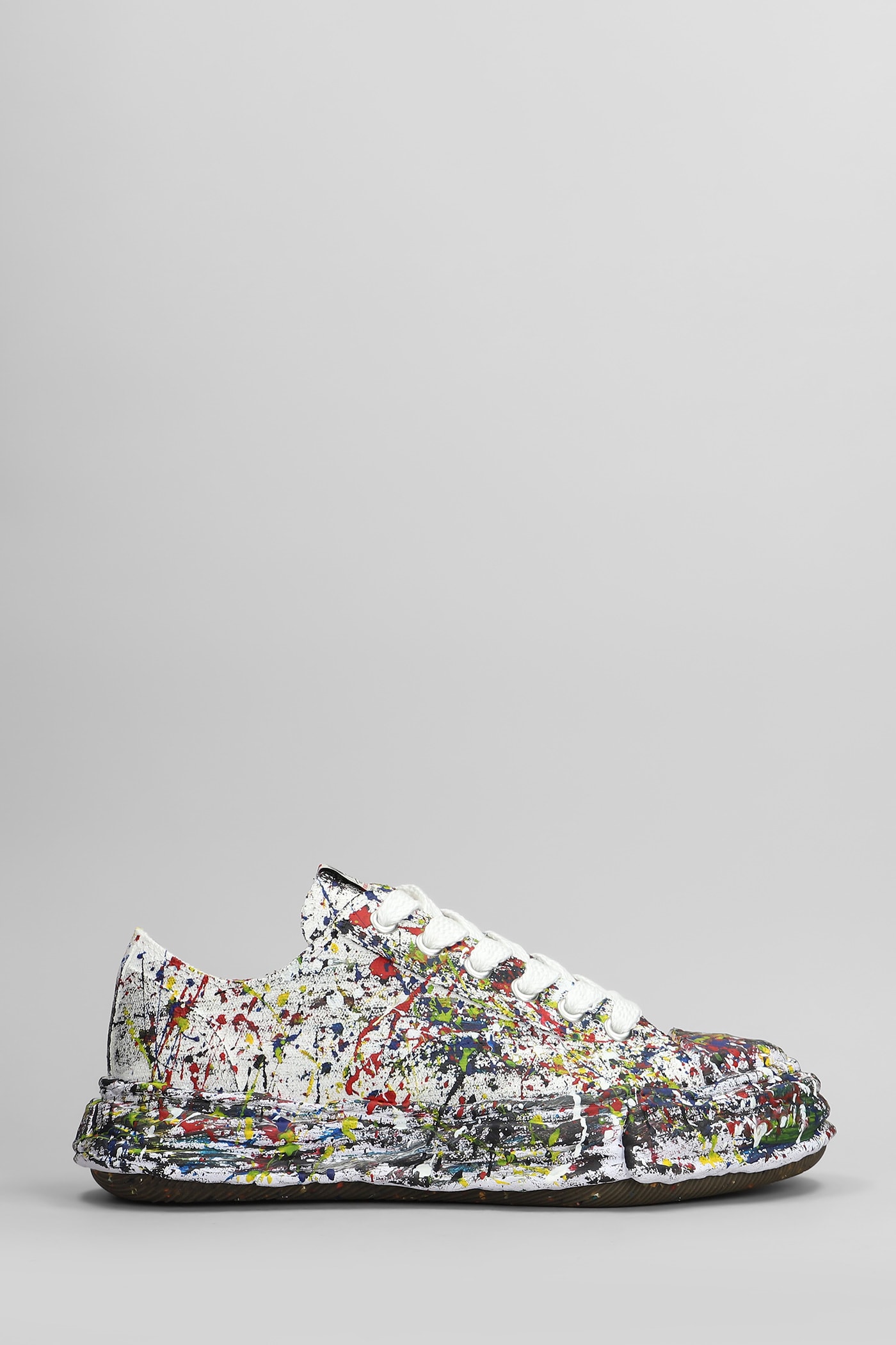 Mihara Yasuhiro Peterson 23 Sneakers In White Cotton