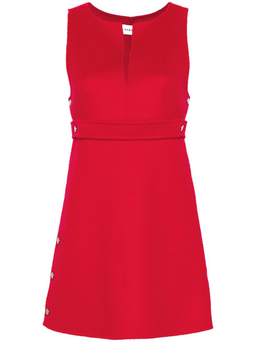 P. A.R. O.S. H. Leak Belted Mini Dress
