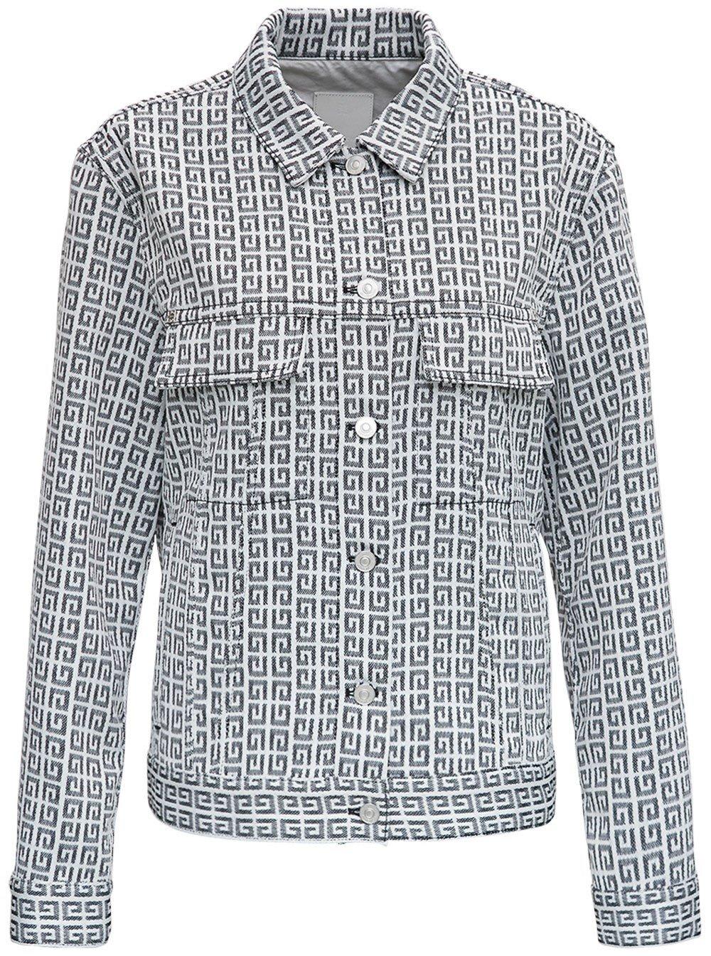 Givenchy 4g Jacquard Denim Jacket