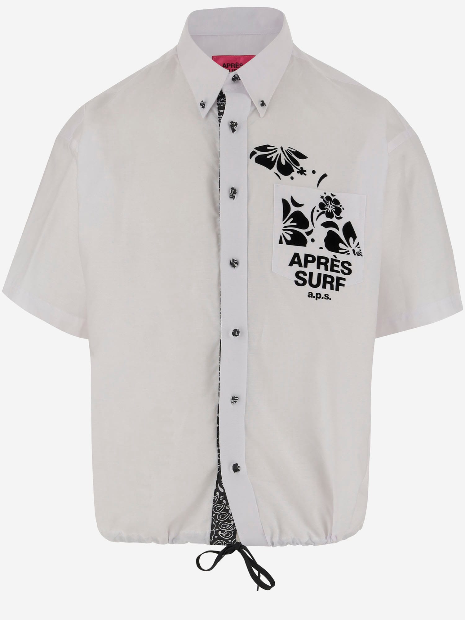 Apres Surf 棉混纺印花衬衫