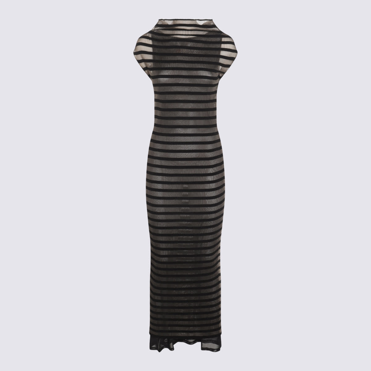 Jean Paul Gaultier 黑色粘胶长裙