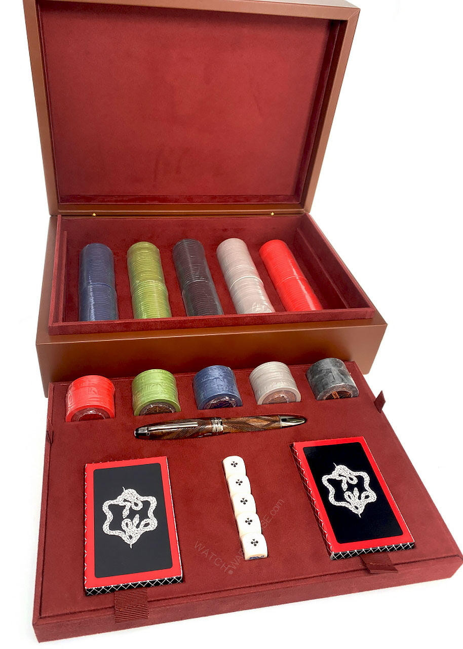 MONTBLANC MeisterstÃ¼ck The Gift of Writing Purdey Poker Rollerball Pen Set 126693