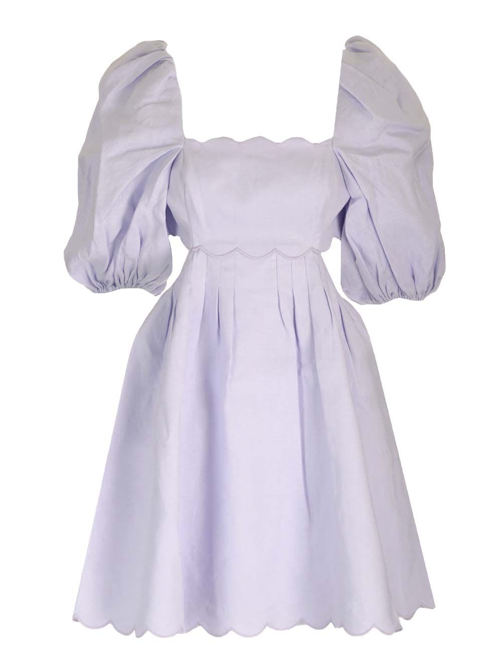 Zimmermann halliday Scallop Mini Dress