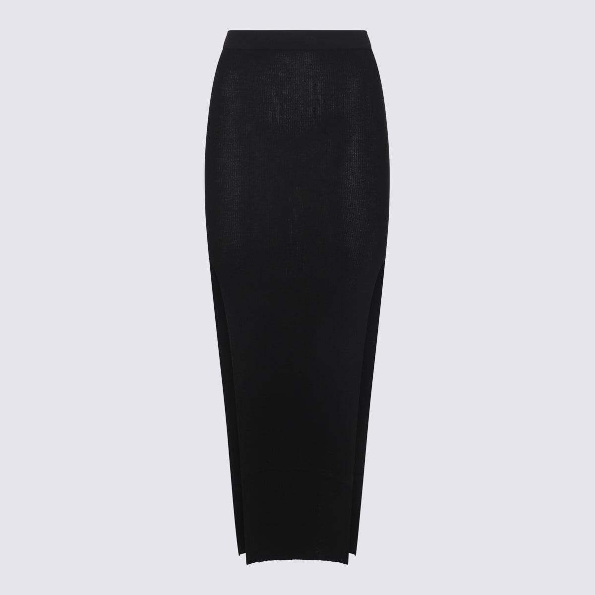 Rick Owens 黑色棉质中长裙
