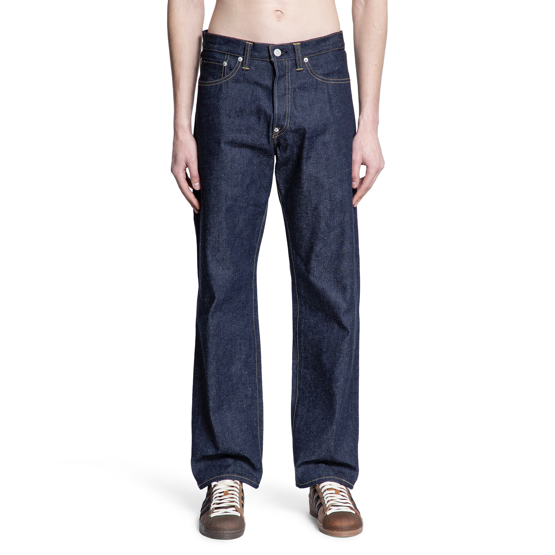 HUMAN MADE MAN BLUE JEANS