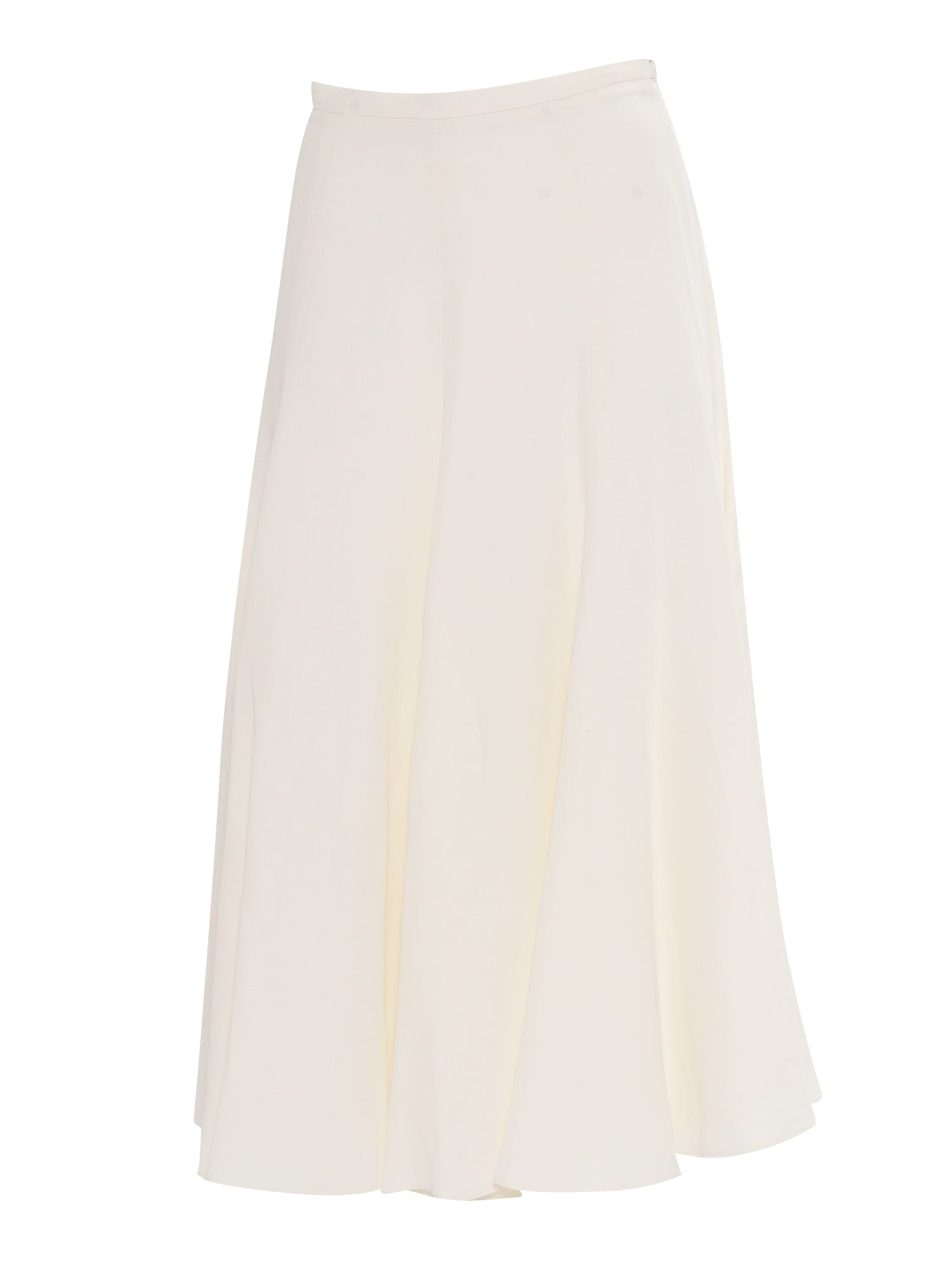Fabiana Filippi Viscose Linen Flared Skirt