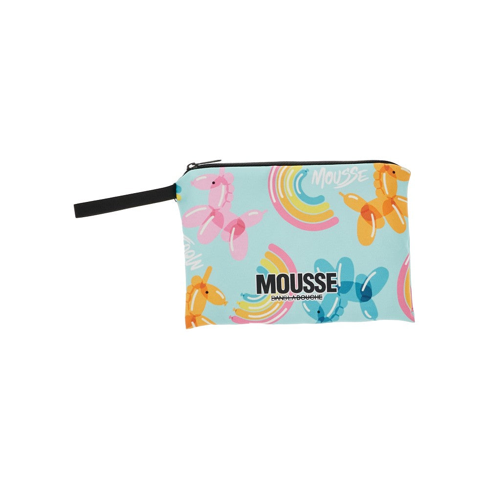 MOUSSE DANS LA BOUCHE 独角兽球印花儿童小袋