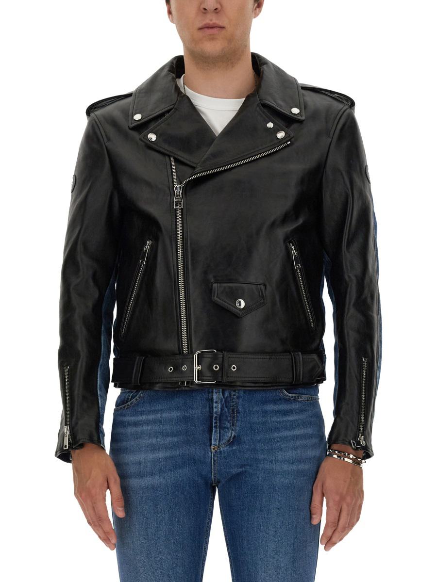 Alexander McQueen Combo Biker Jacket