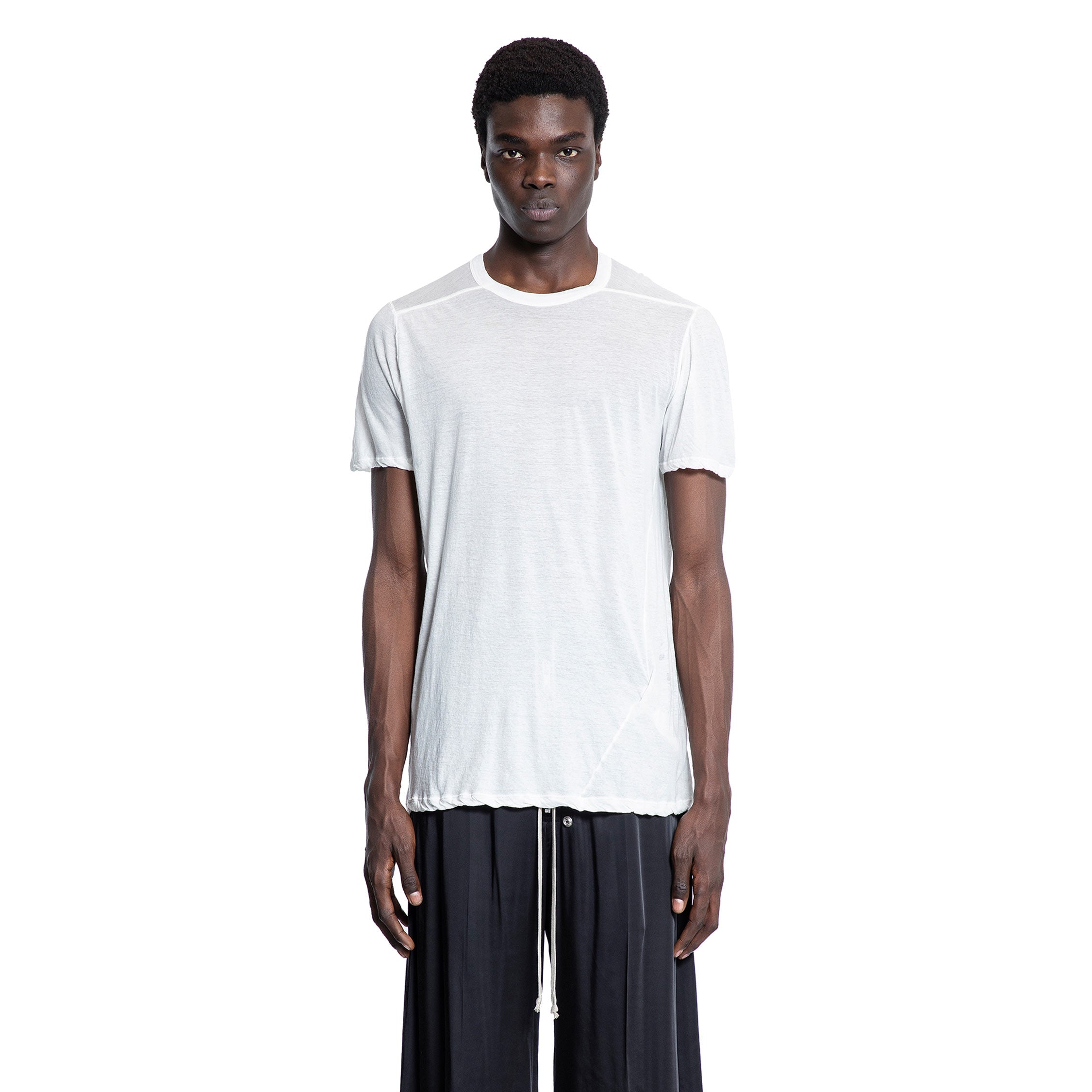 RICK OWENS MAN WHITE T-SHIRTS & TANK TOPS