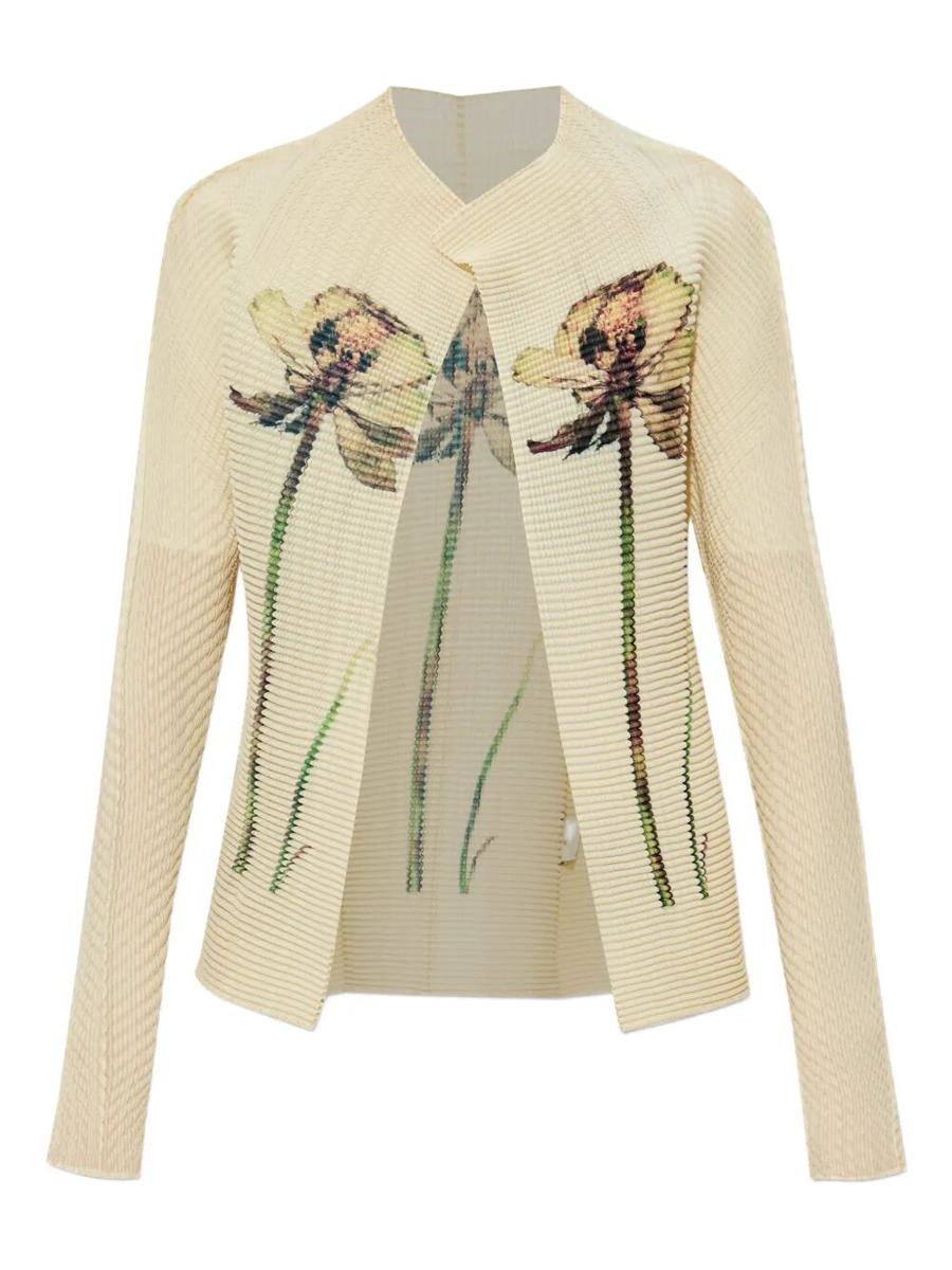 Issey Miyake Pressed Flora Pleats Top Shirt Clothing