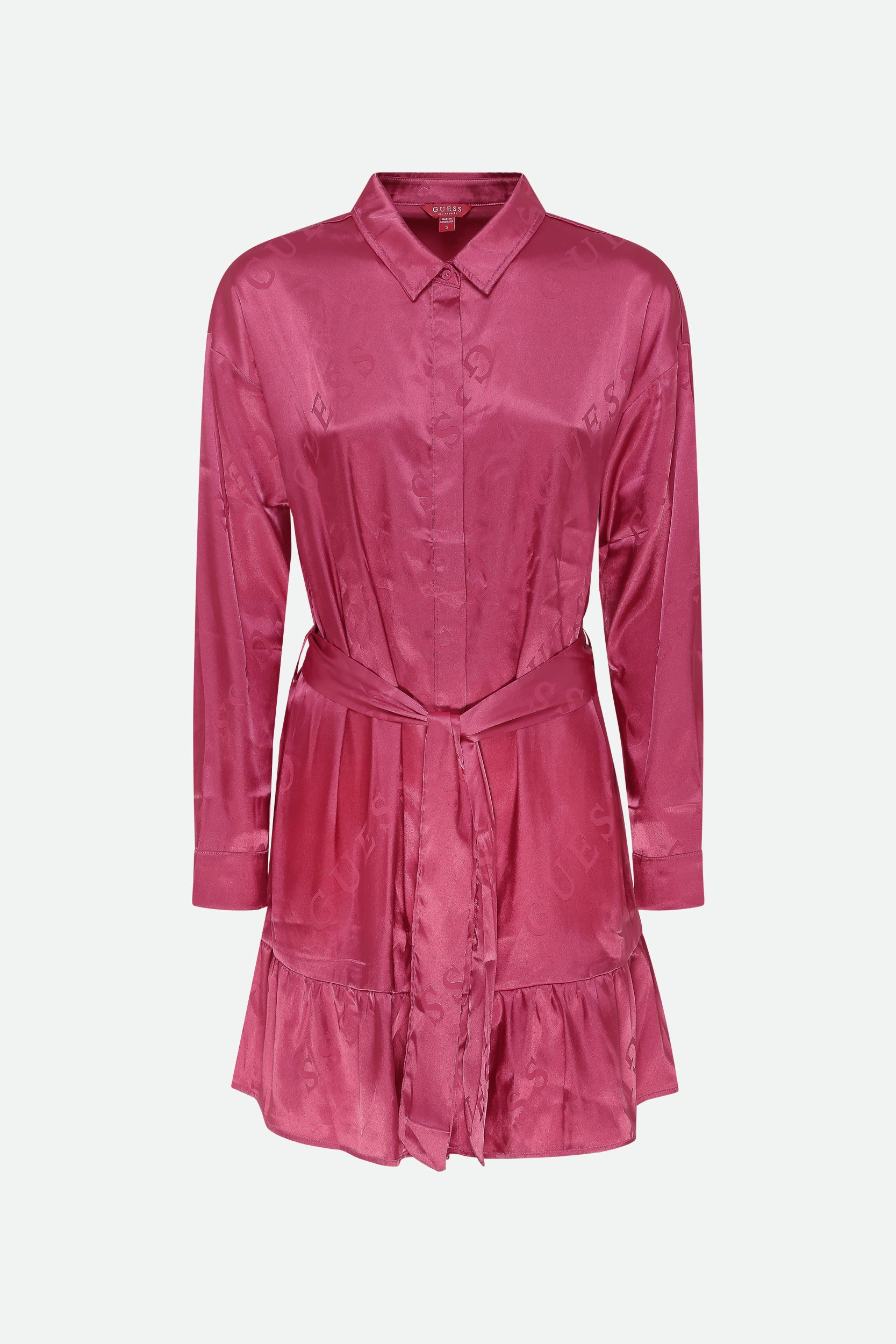 Guess Abito Chemisier Fucsia