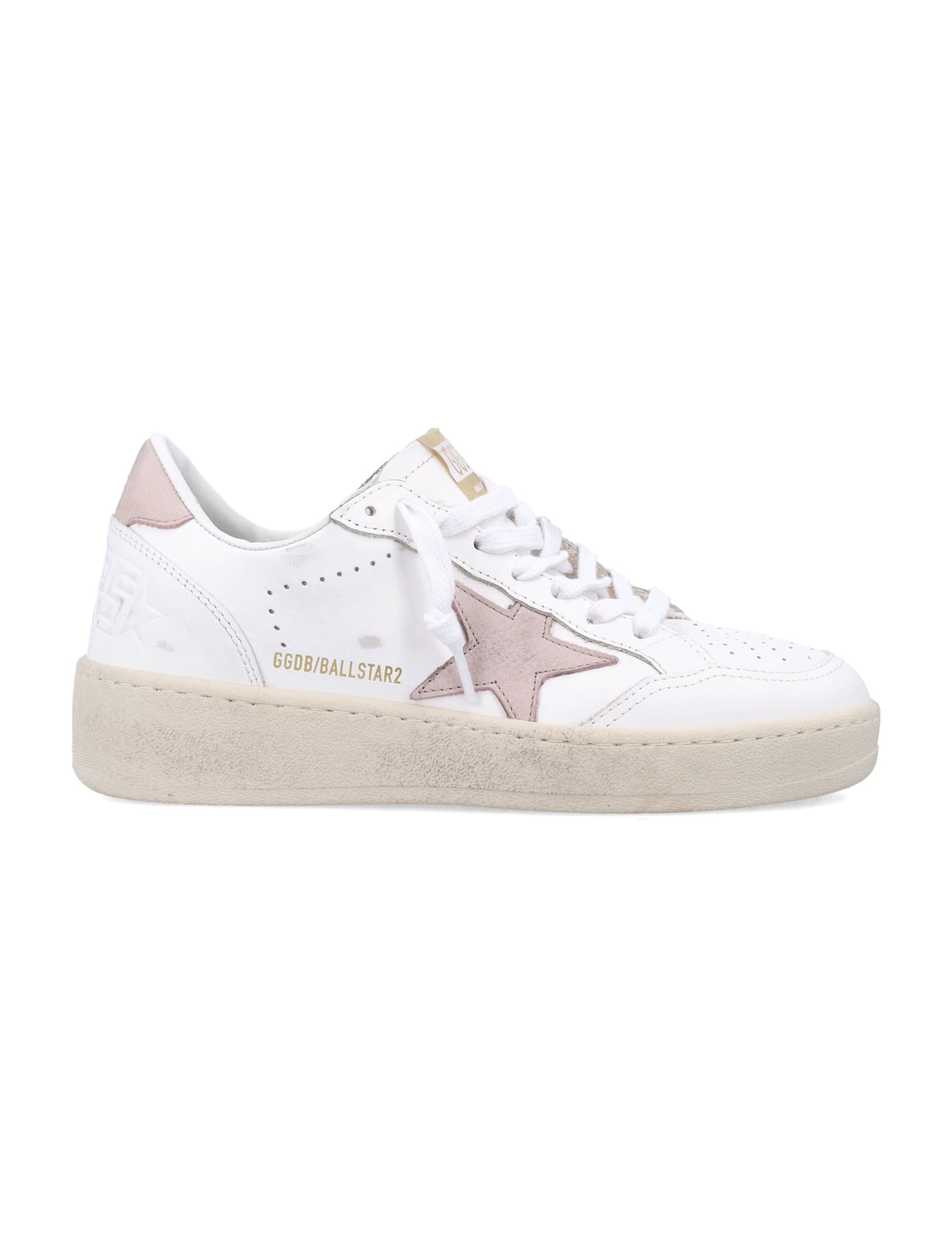 Golden Goose ball Star 2 White Leather Sneakers