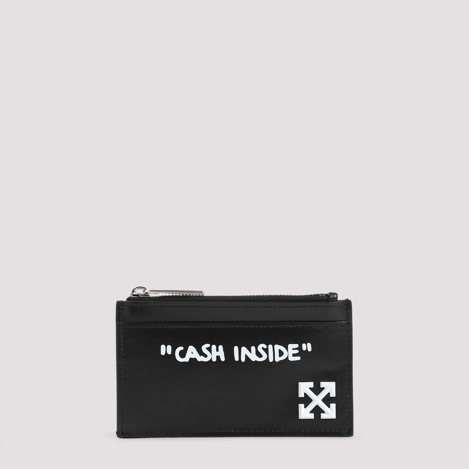 Off-White Jitney Quote Zipped Credit Card Case