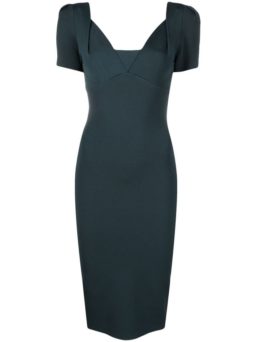 Roland Mouret 针织中长款抹胸裙