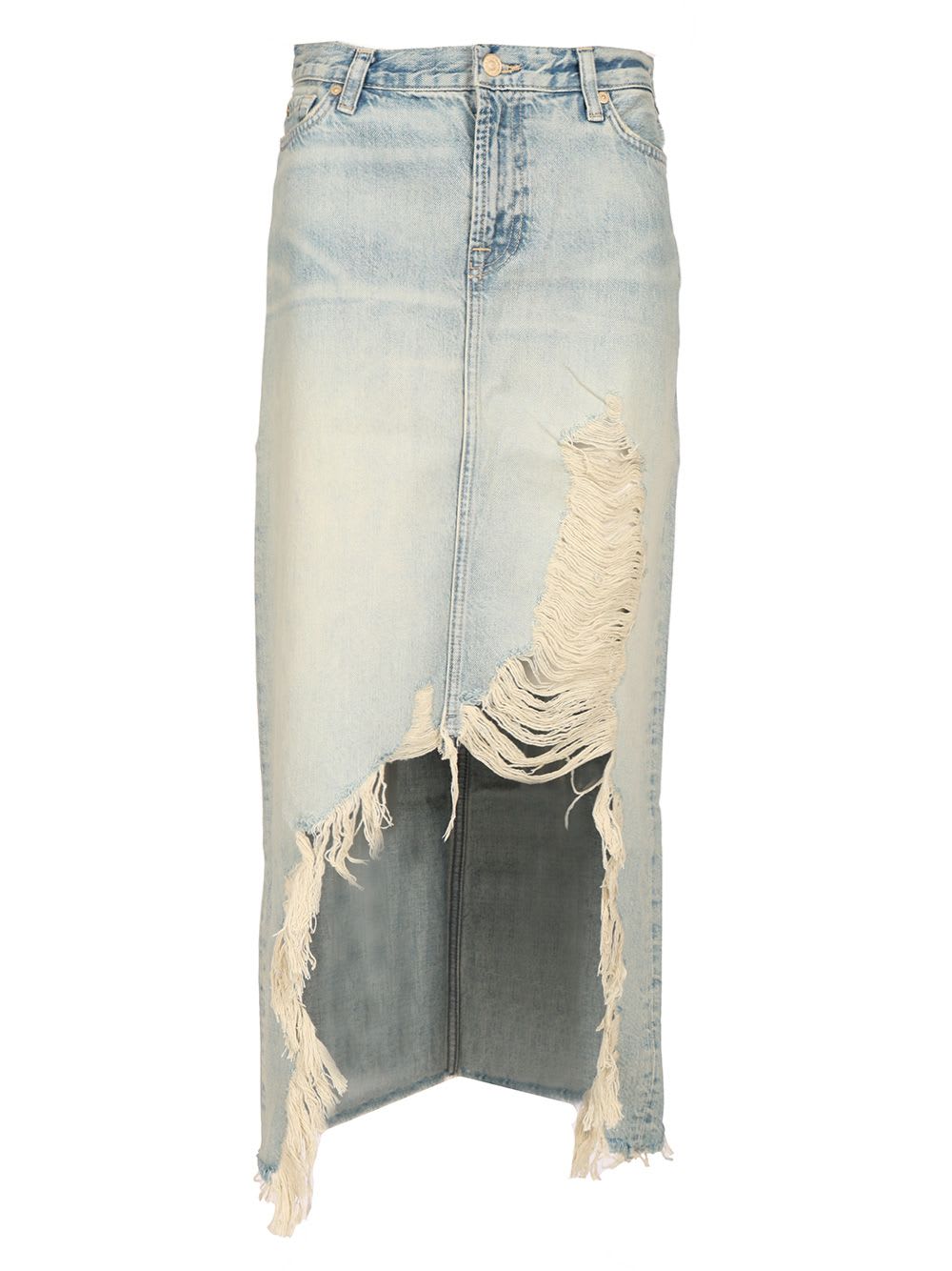 7 For All Mankind 中长款半身裙