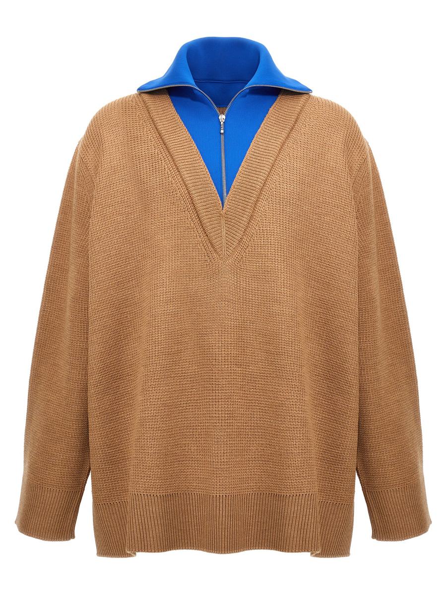 Jil Sander 半拉链毛衣