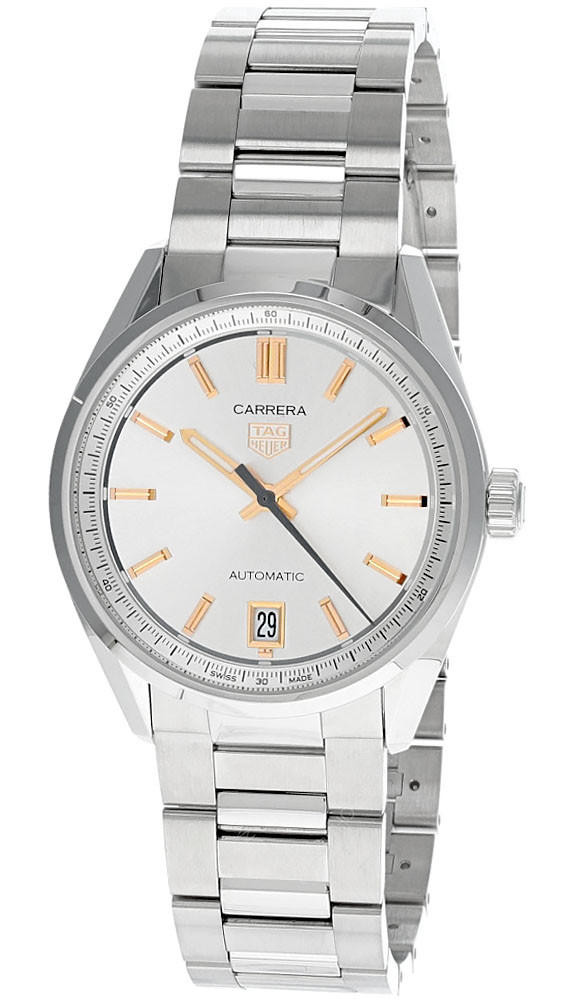 TAG HEUER Carrera AUTO 36MM SS Silver Dial Women's Watch WBN2310.BA0001