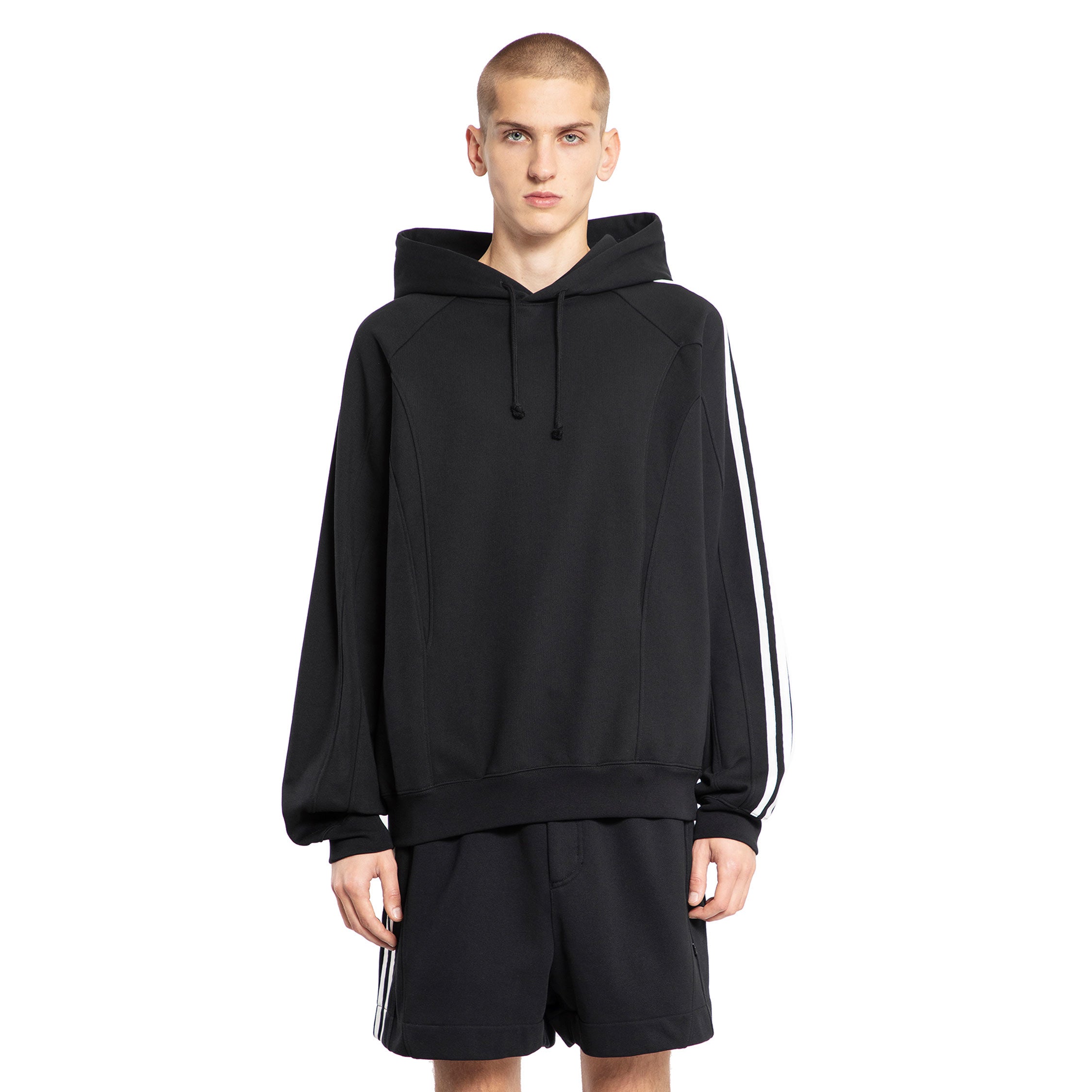 Y-3 MAN BLACK SWEATSHIRTS