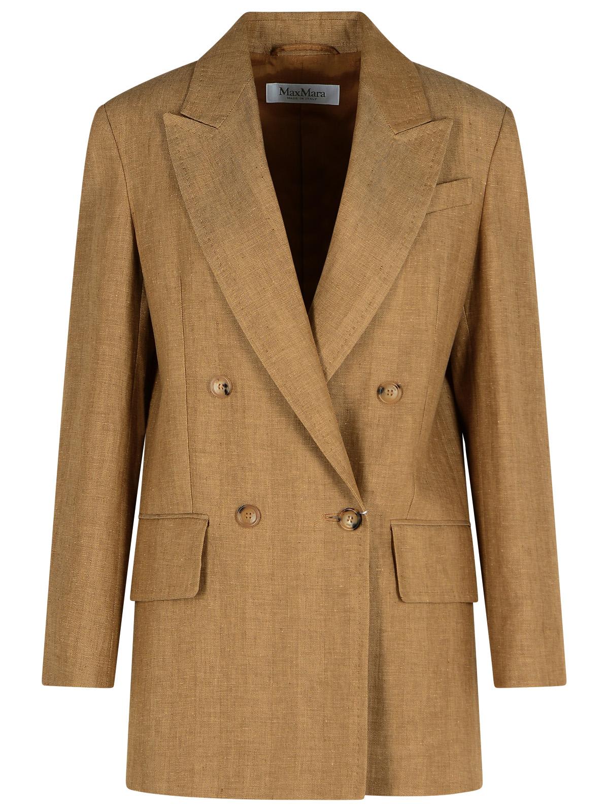 Max Mara gerla Brown Linen Blazer