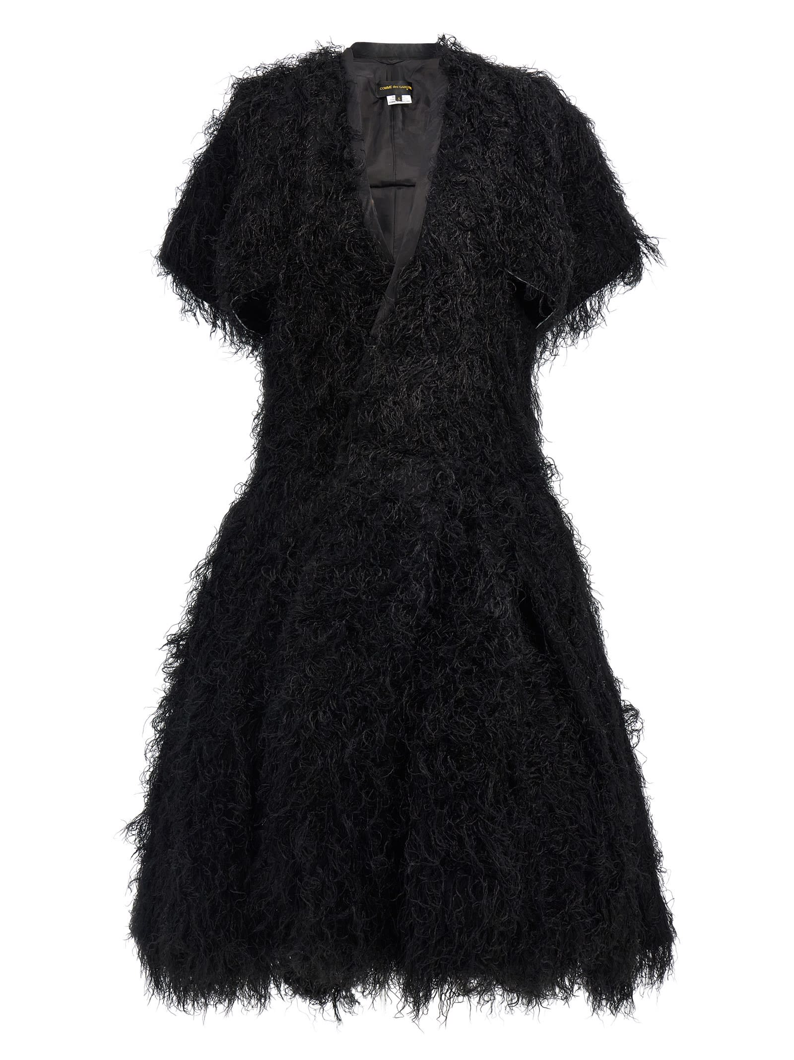 Comme des Garçons 皮草连衣裙