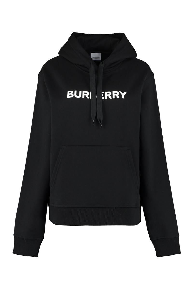 Burberry印花连帽卫衣