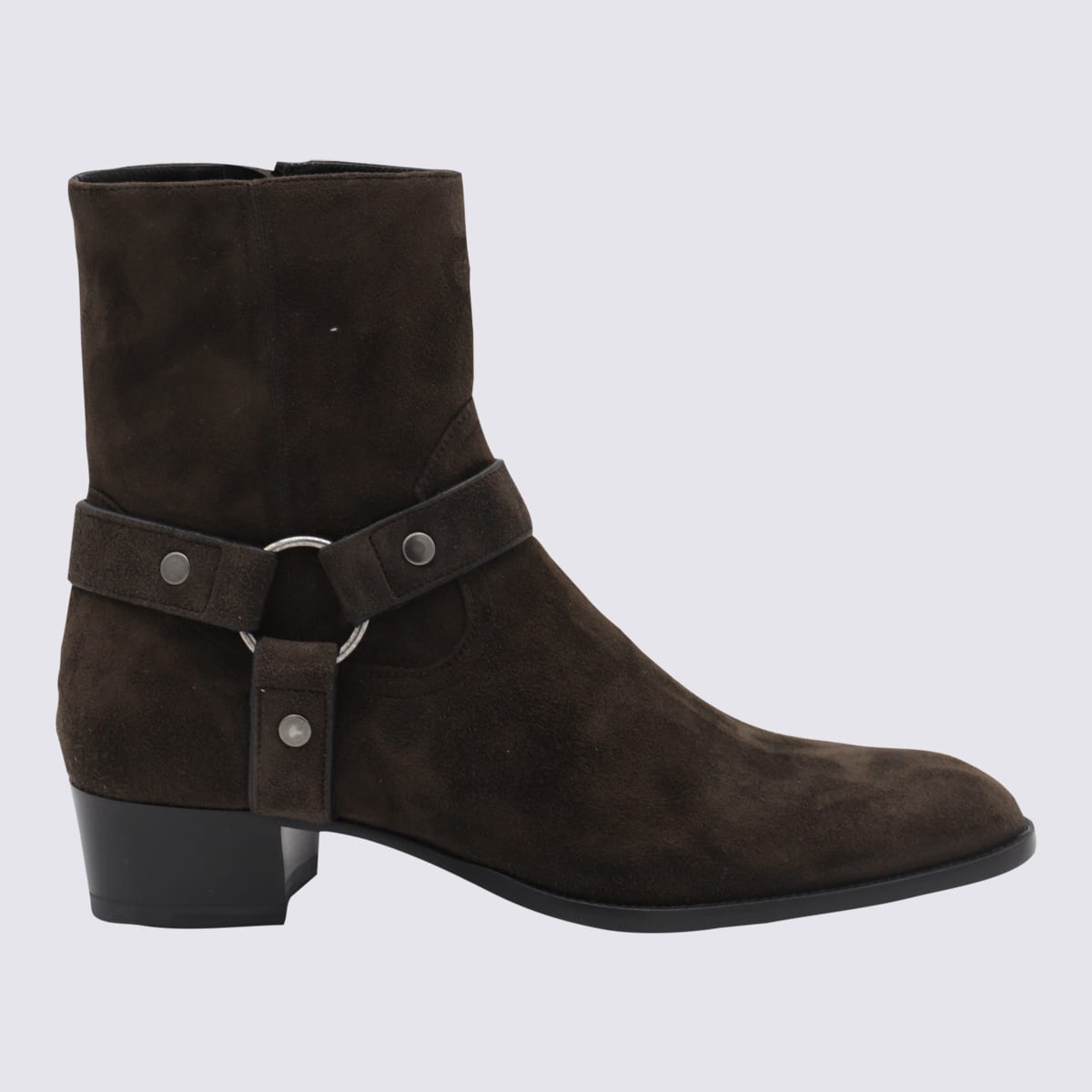 Saint Laurent Dark Brown Boots