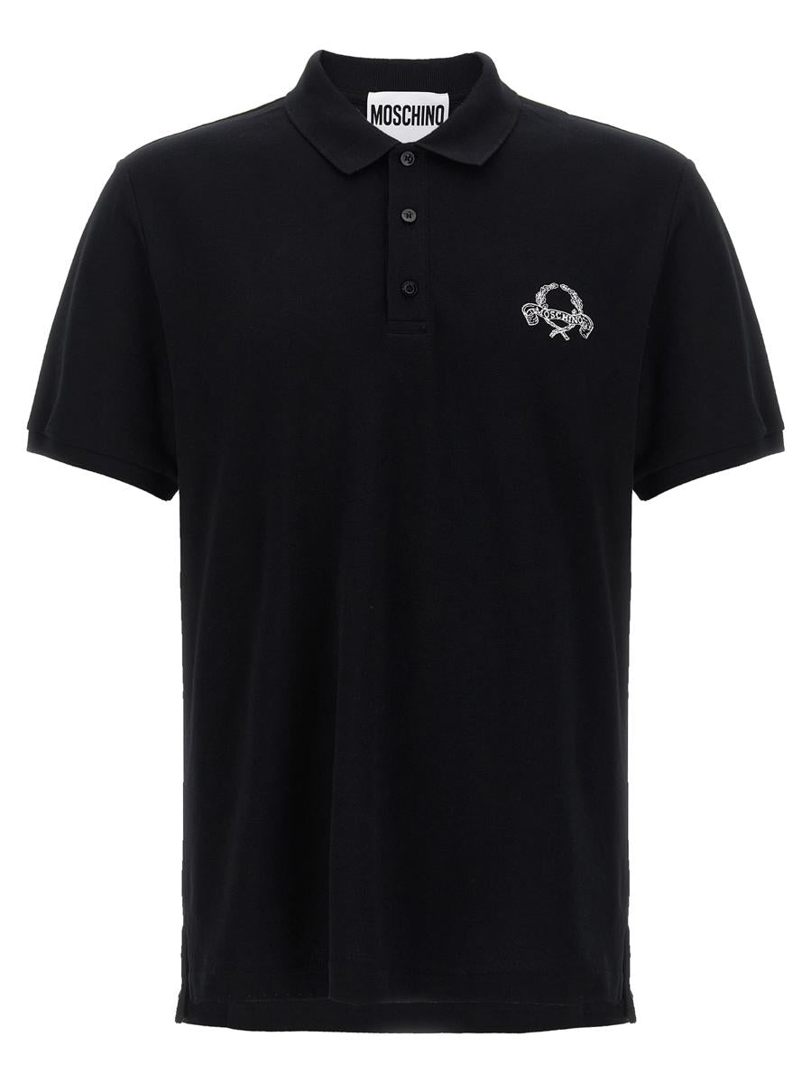 Moschino Logo刺绣Polo衫