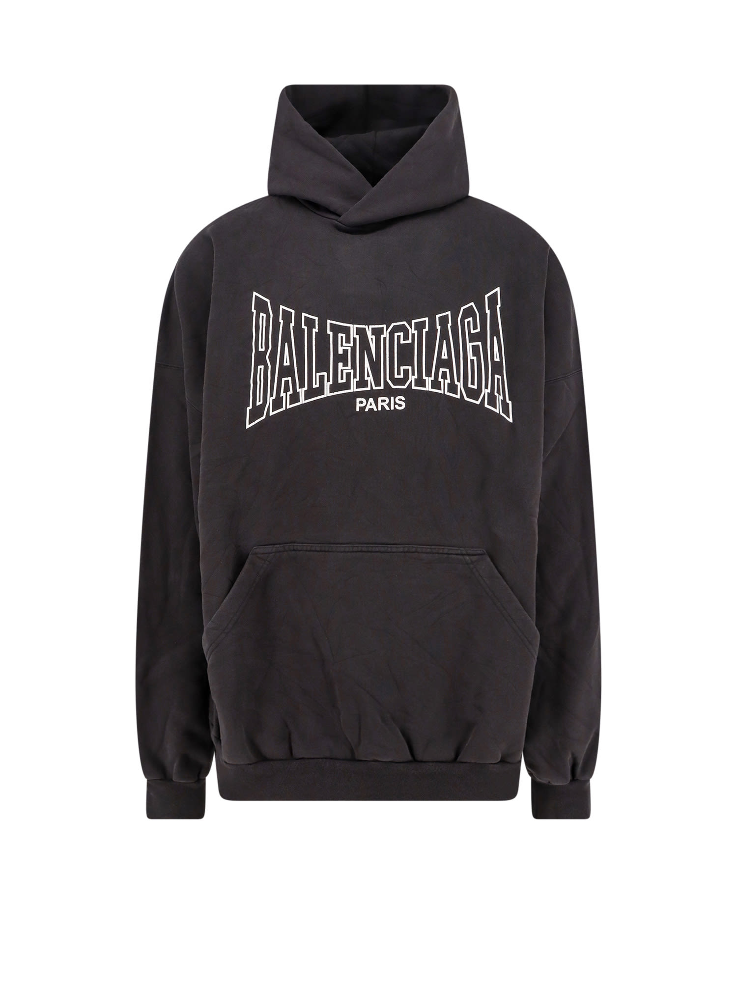 Balenciaga Logo Print Hoodie