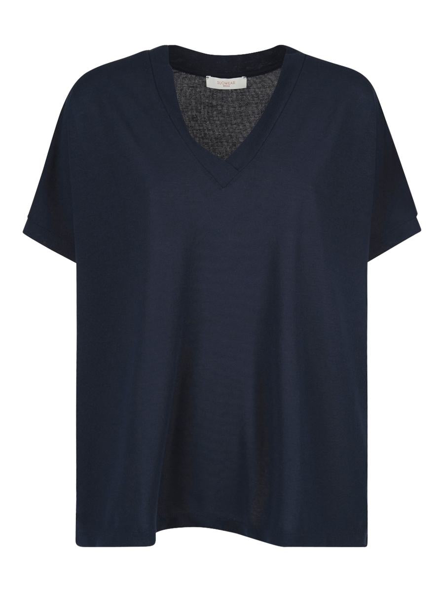 Zanone V-Neck Cotton T-Shirt Clothing