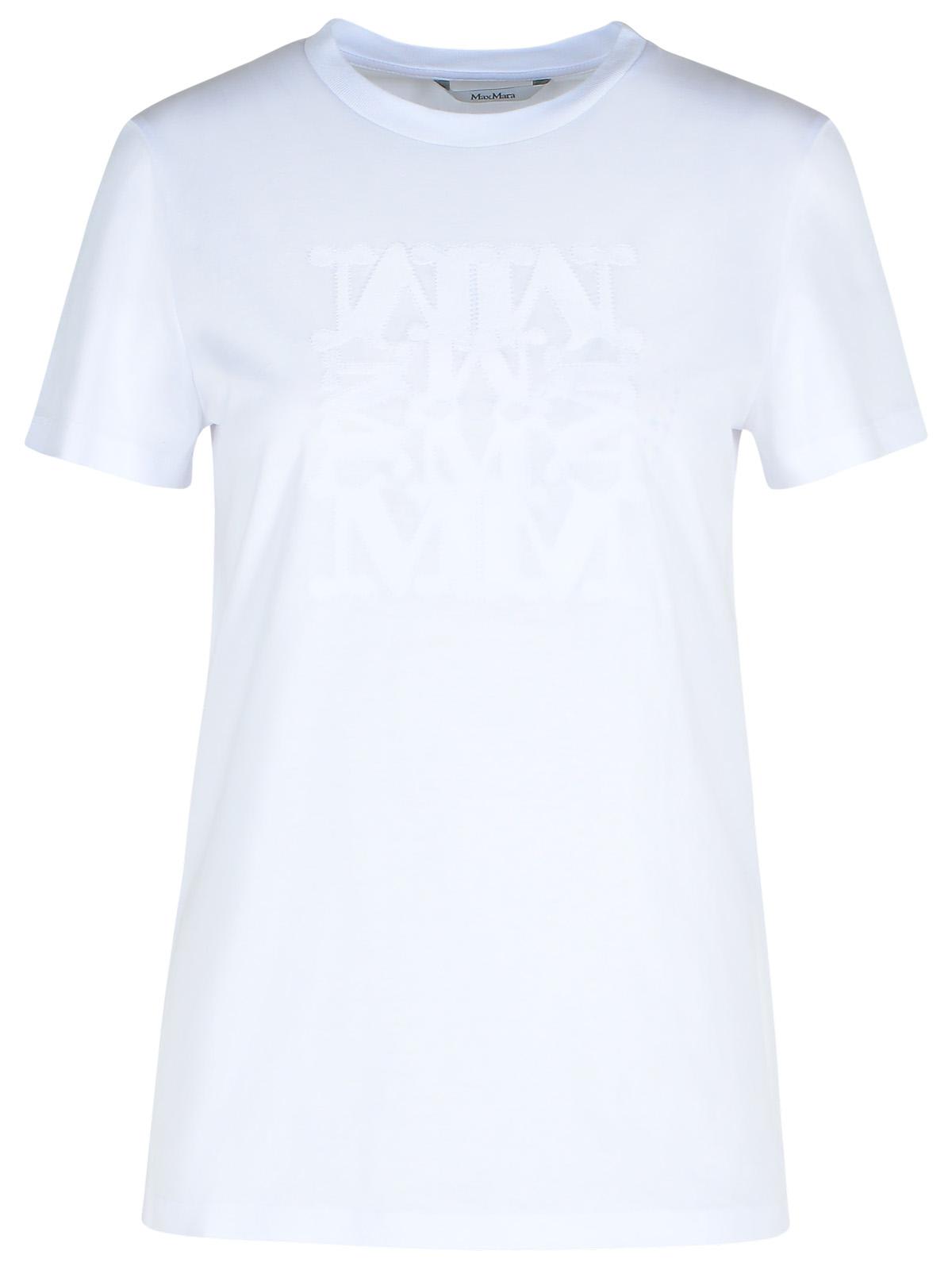 Max Mara giovane White Cotton T-shirt