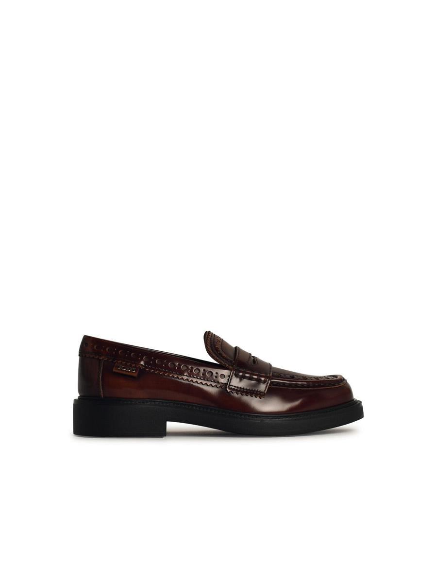 Tod'S 棕色皮革乐福鞋