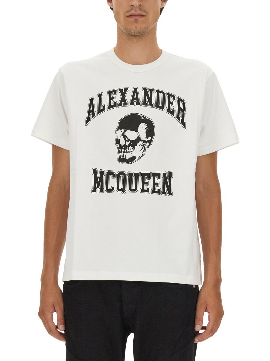 Alexander McQueen Skull Logo T-Shirt