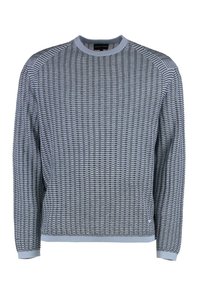 Emporio Armani Wool-Blend Crew-Neck Sweater