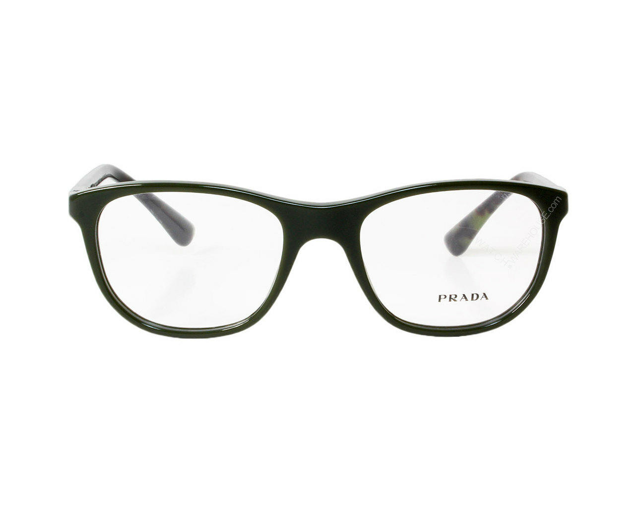 Prada Square Green Plastic Frame Men's Eyewear 0PR 29SV-UF81O1